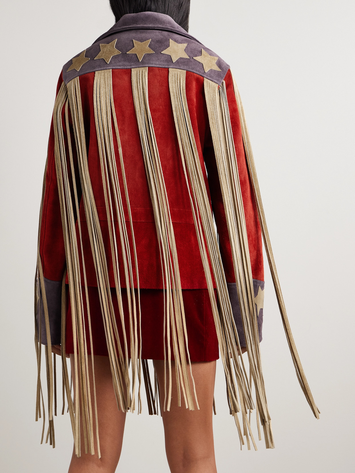 BODE FRINGED SUEDE JACKET