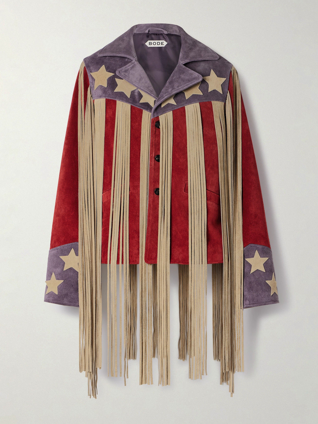 BODE FRINGED SUEDE JACKET