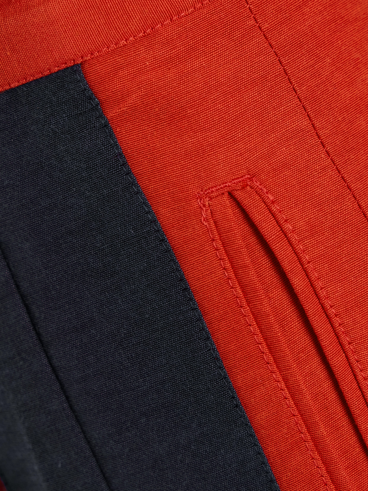 Bode Waterfront Cropped Striped Crepe Straight-leg Pants In Red