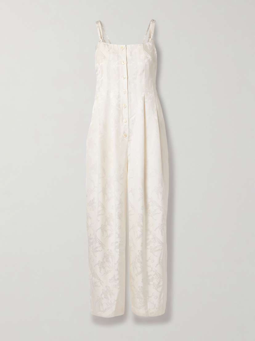 BODE Satin-jacquard Jumpsuit