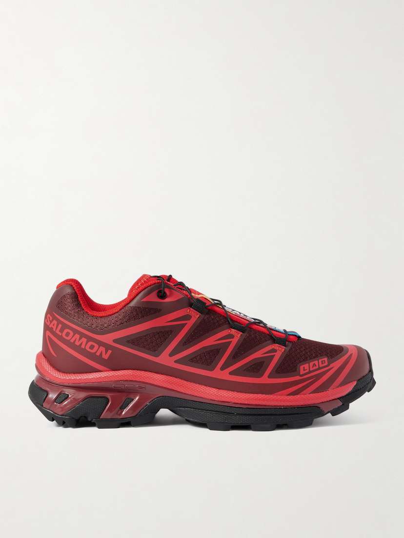Salomon Xt-6 Rubber-trimmed Mesh Sneakers