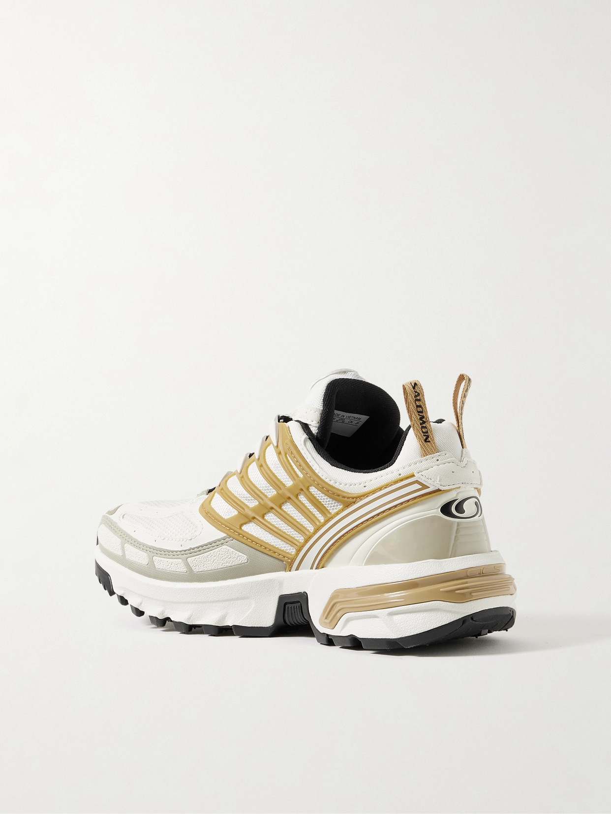 Salomon Gore-tex Mesh Sneaker Pull Tabs In Neutral