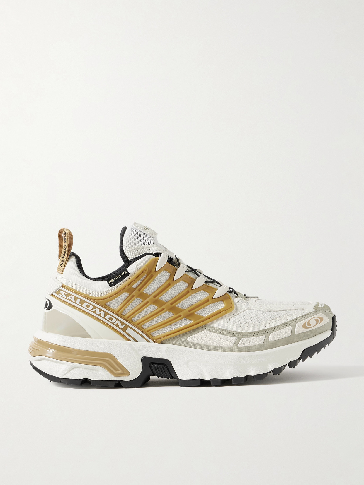 Salomon - Acs Pro Gtx Rubber-trimmed Gore-tex® And Faux Leather Sneakers - Yellow