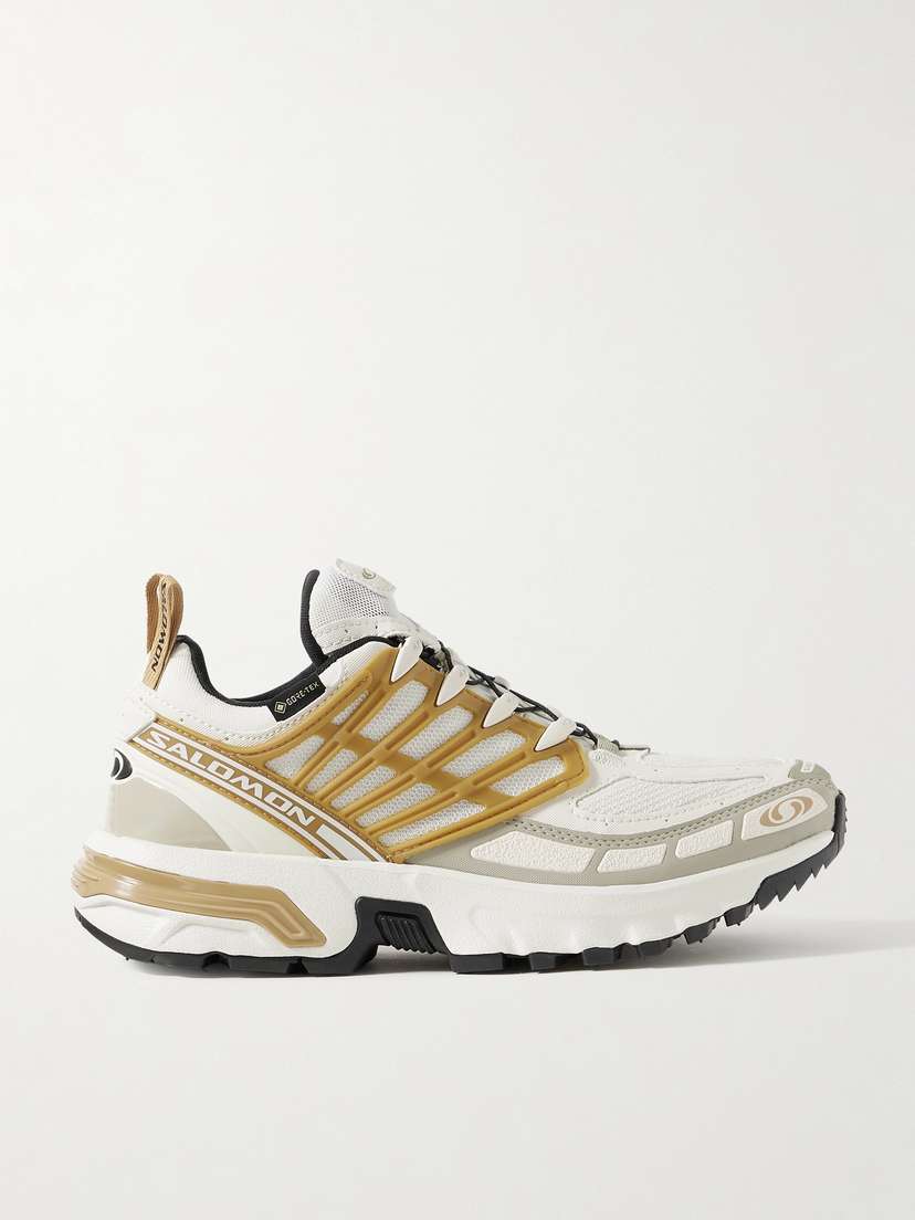 Salomon Acs Pro Gtx Rubber-trimmed Gore-tex® And Faux Leather Sneakers