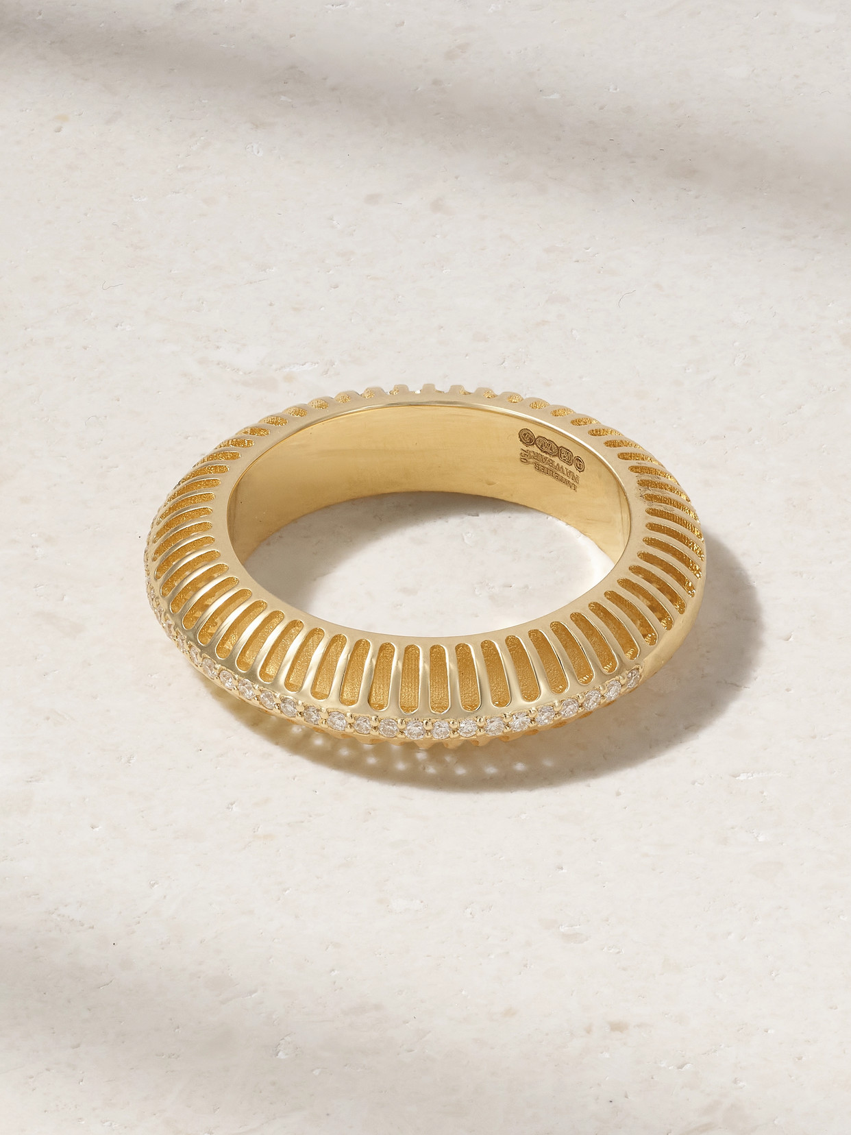 L'atelier Nawbar Bombay Ray 18-karat Gold Diamond Ring
