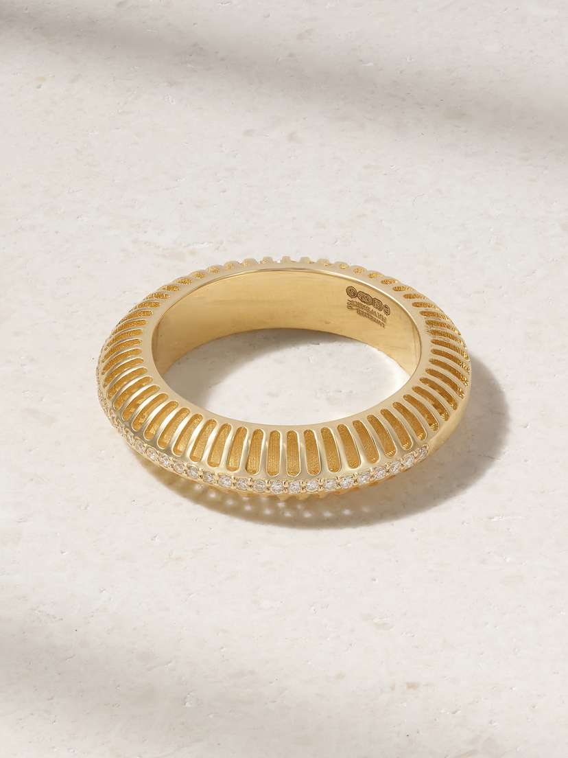 L’Atelier Nawbar Bombay Ray 18-karat Gold Diamond Ring