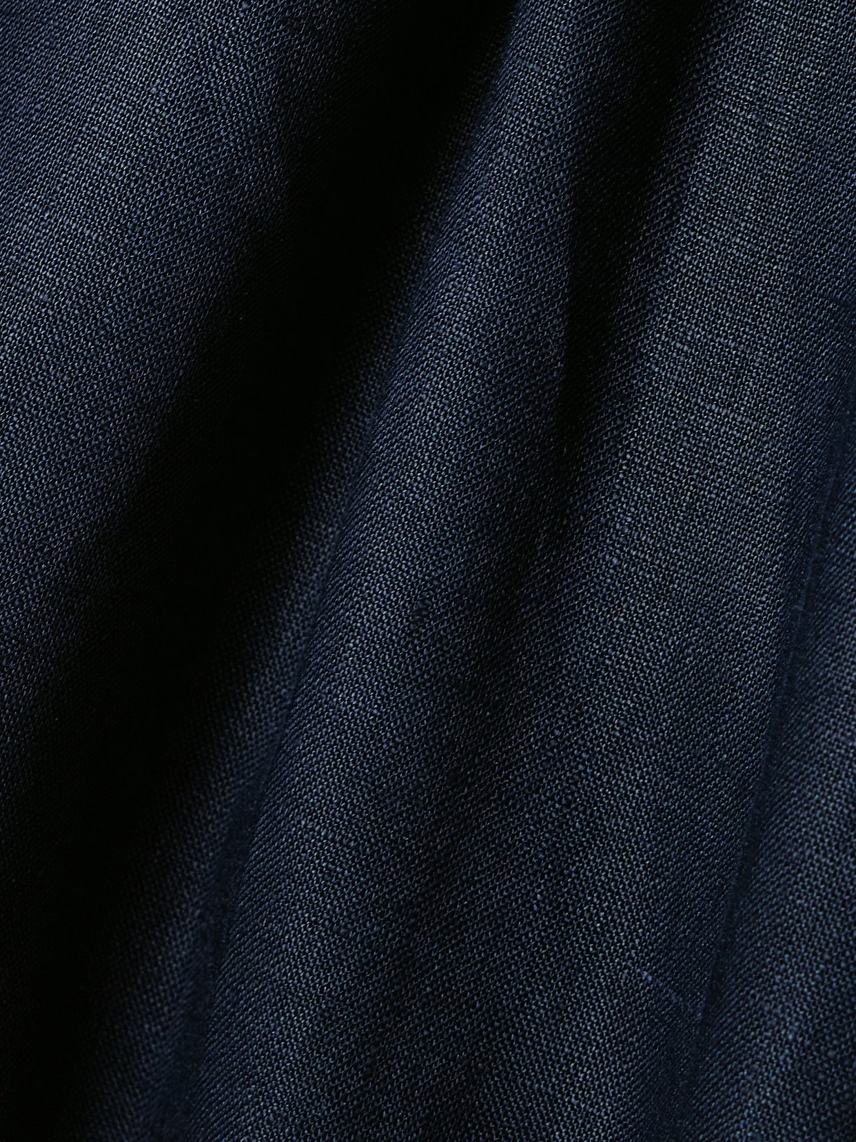 Sleeper Cancan Cold-shoulder Shirred Linen Midi Dress In Blue