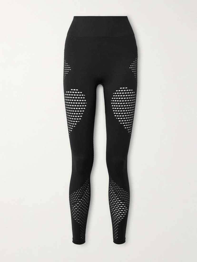 adidas by Stella McCartney Truestrength Logo-jacquard Recycled Stretch-jersey Leggings