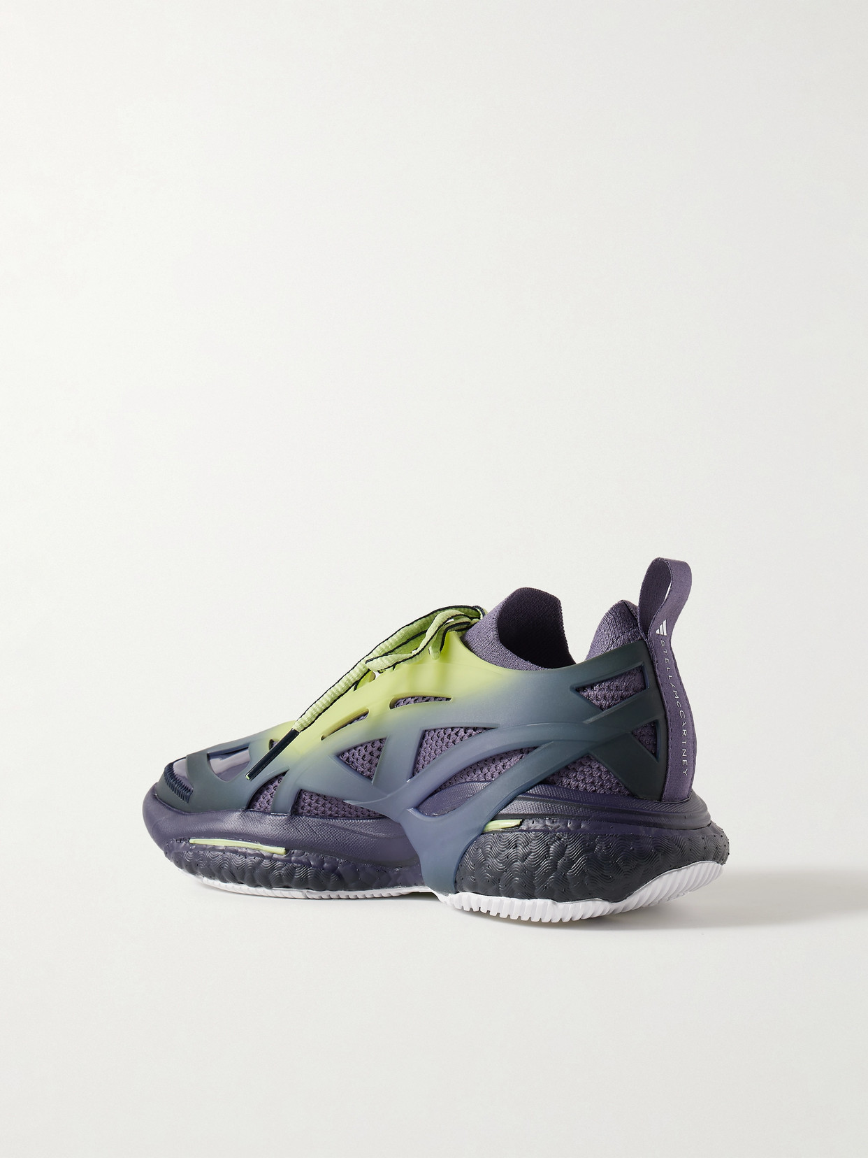ADIDAS BY STELLA MCCARTNEY SOLARGLIDE PRIMEKNIT AND RUBBER SNEAKERS