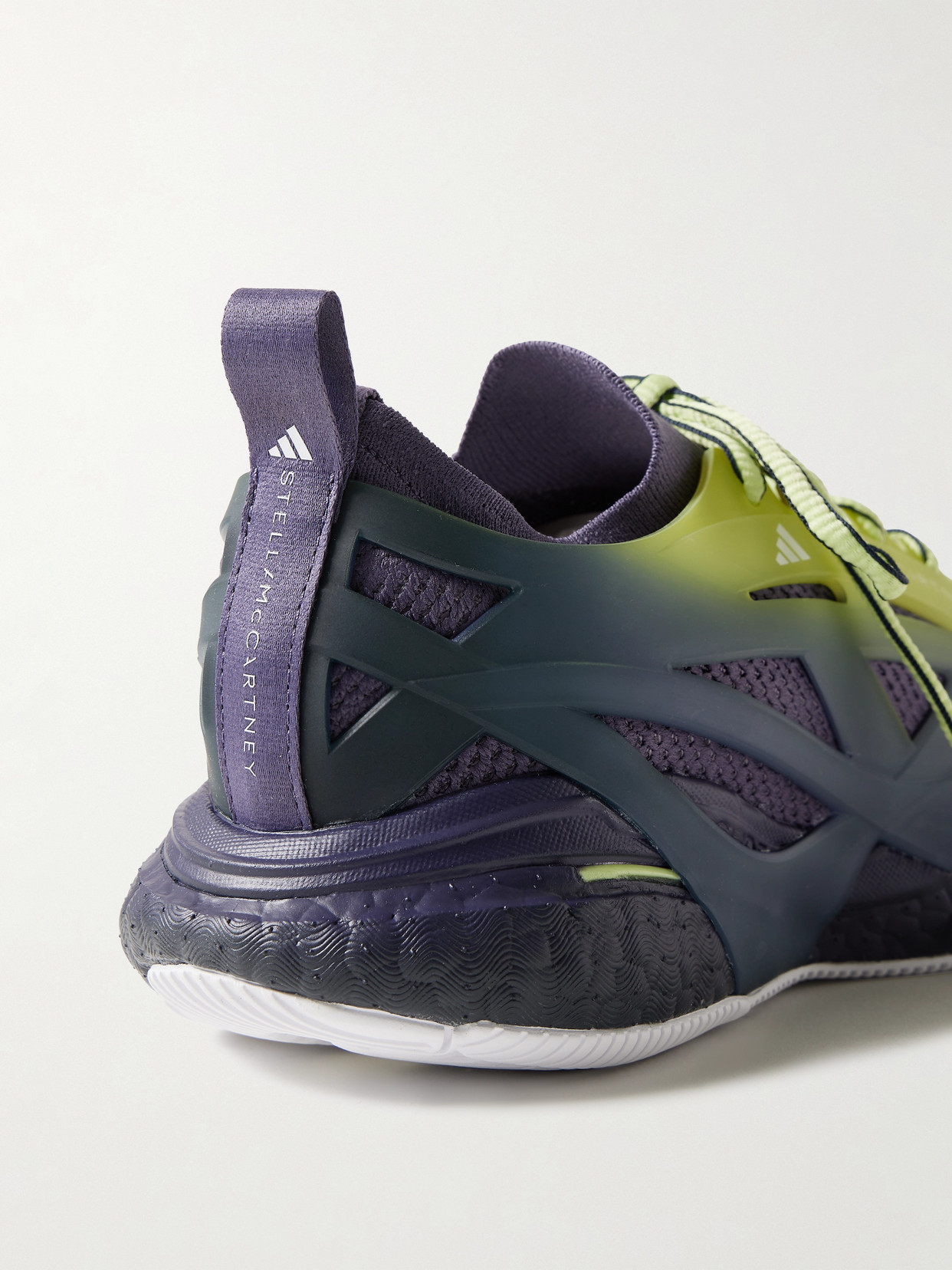 ADIDAS BY STELLA MCCARTNEY SOLARGLIDE PRIMEKNIT AND RUBBER SNEAKERS