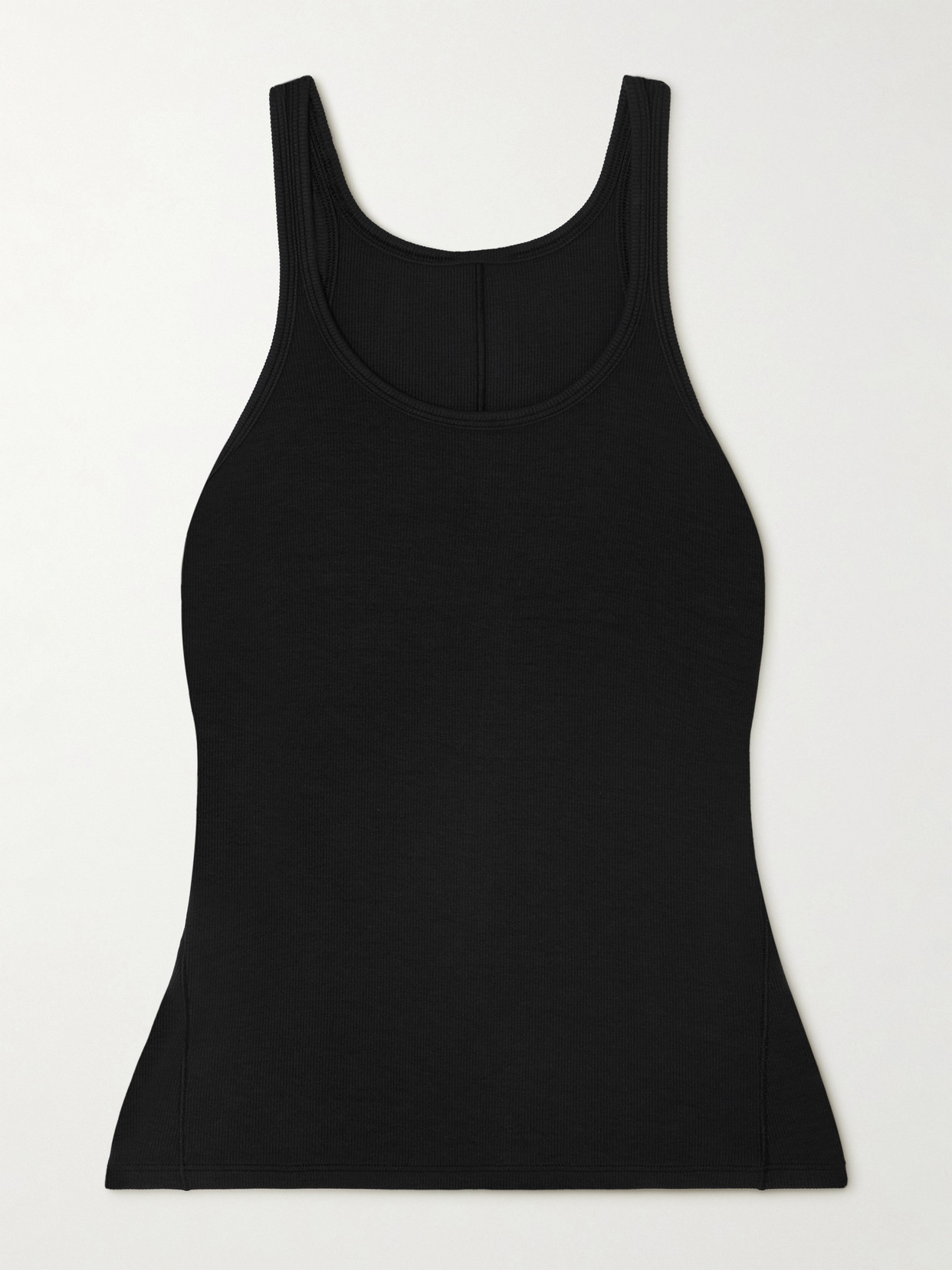 Lululemon Hold Tight Ribbed Stretch-jersey Tank In Black