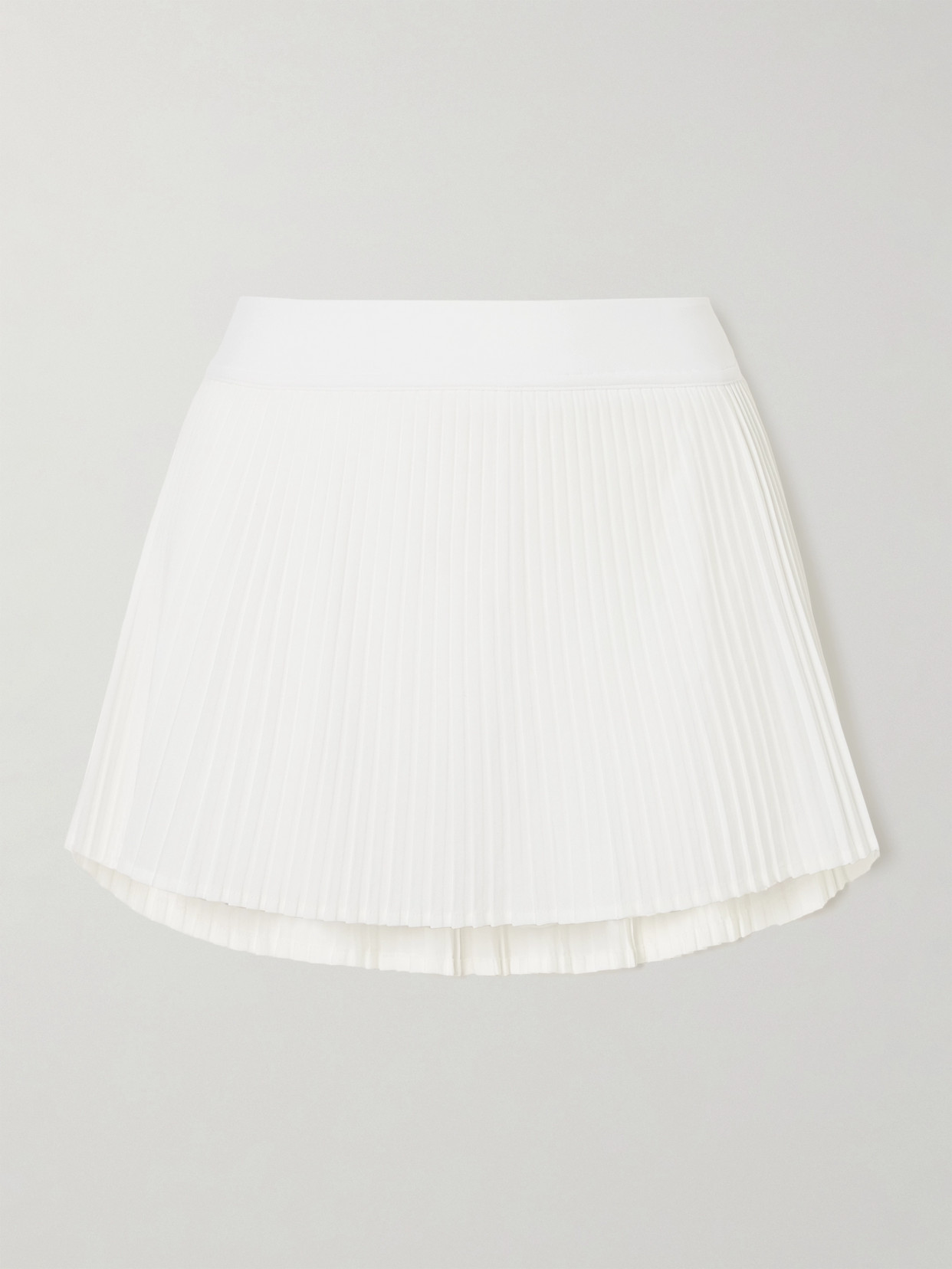 Lululemon Varsity High-rise Pleated Swift™ Tennis Skirt In White