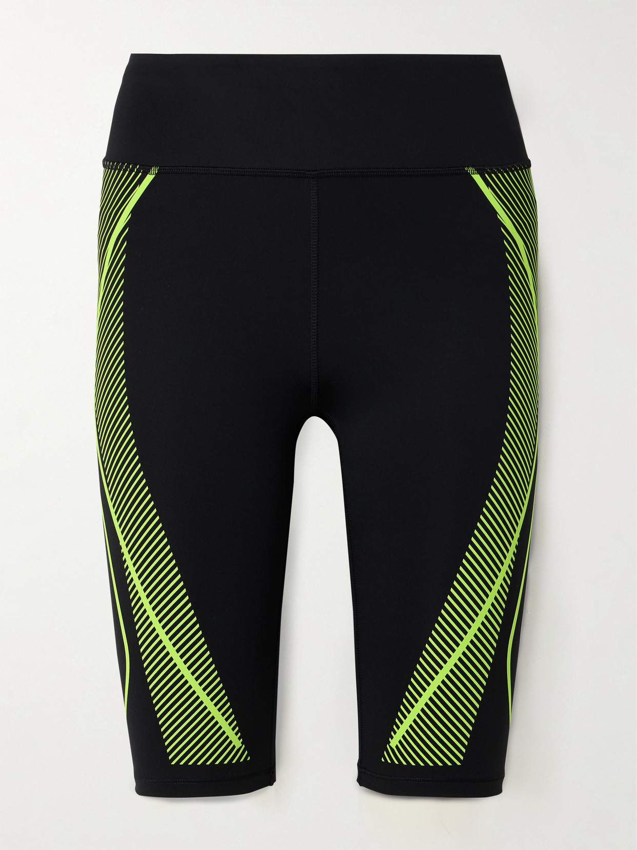 adidas by Stella McCartney - Truepace Printed Recycled Stretch-jersey Shorts - Black