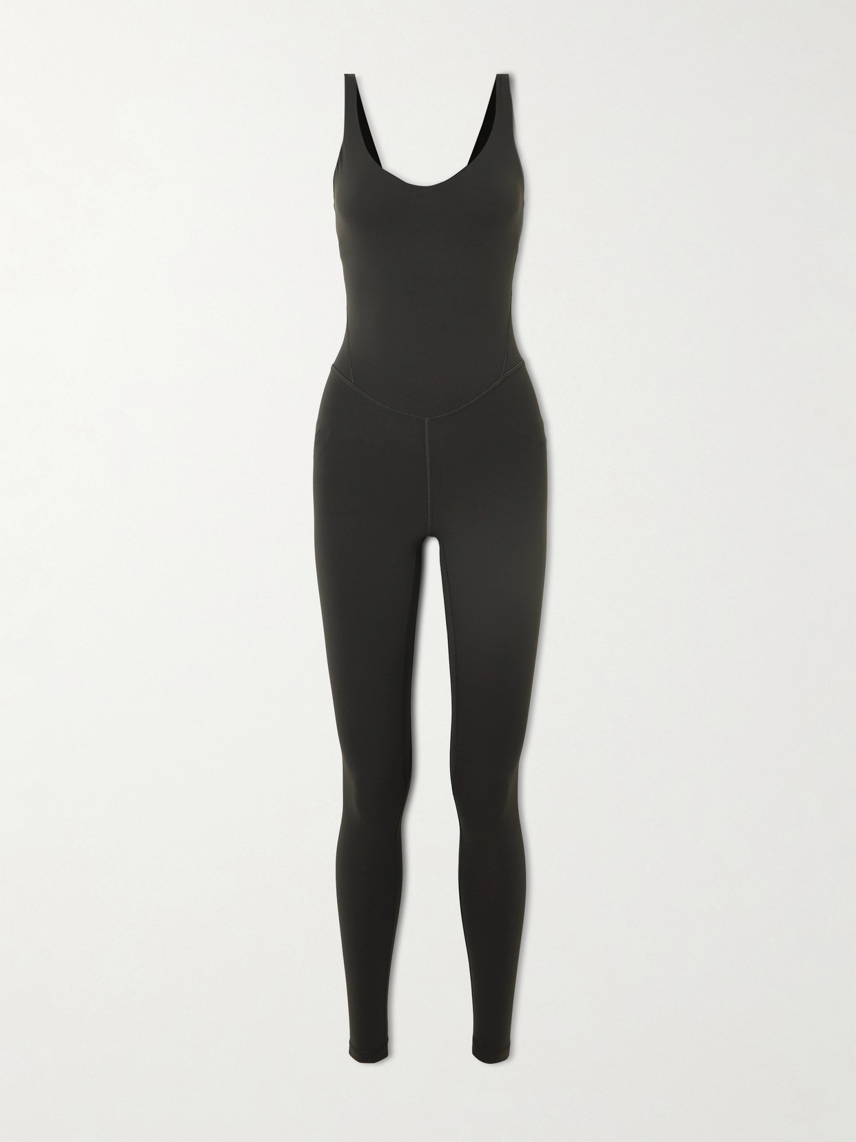 Lululemon Womens Black Align Slim-fit Stretch-jersey Unitard In Gray