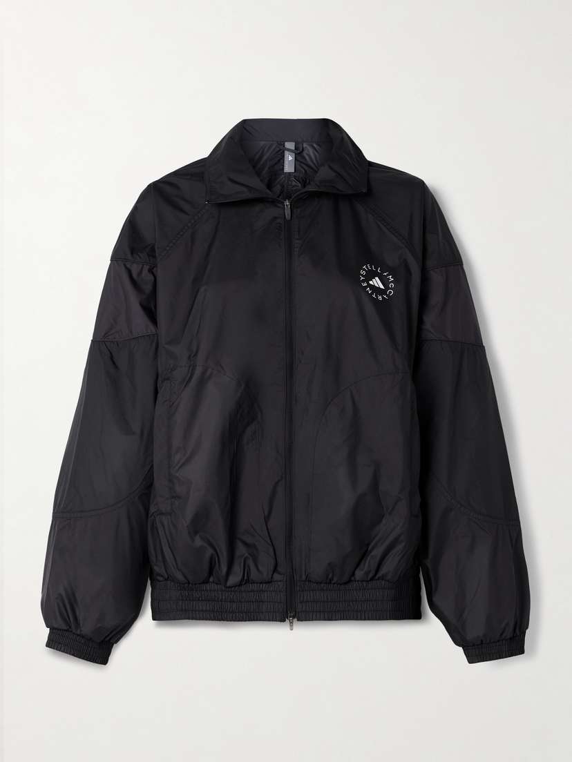 adidas by Stella McCartney Truecasuals Paneled Logo-print Recycled-shell Jacket