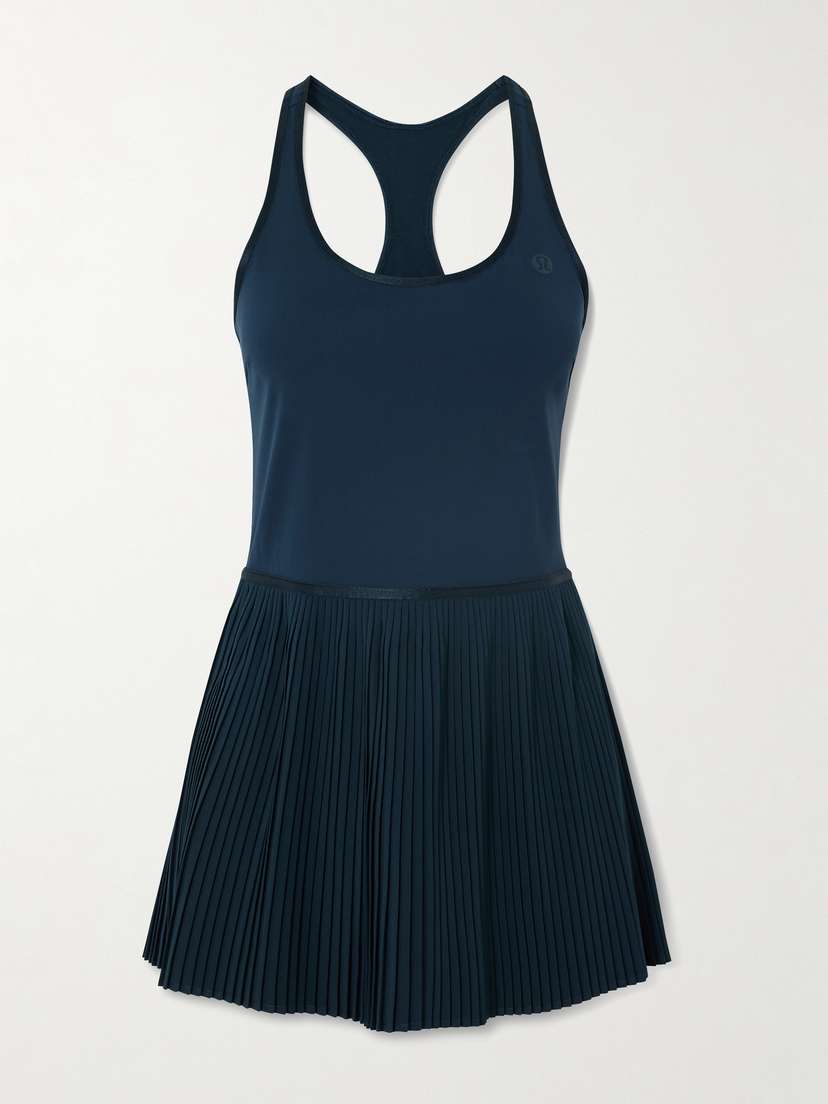 lululemon Grosgrain-trimmed Pleated Stretch Tennis Dress