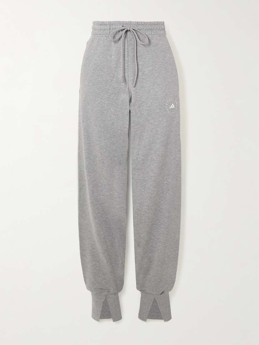 adidas by Stella McCartney Truecasuals Logo-print Organic Cotton-jersey Sweatpants