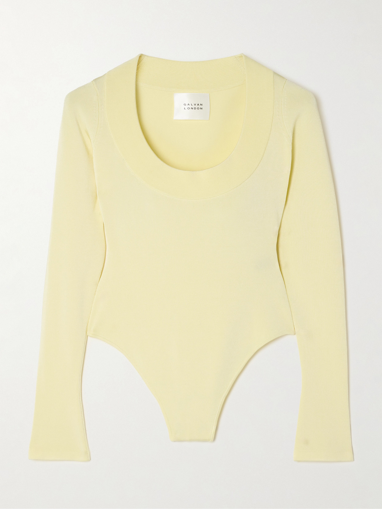 Galvan - Sasha Knitted Bodysuit - Yellow