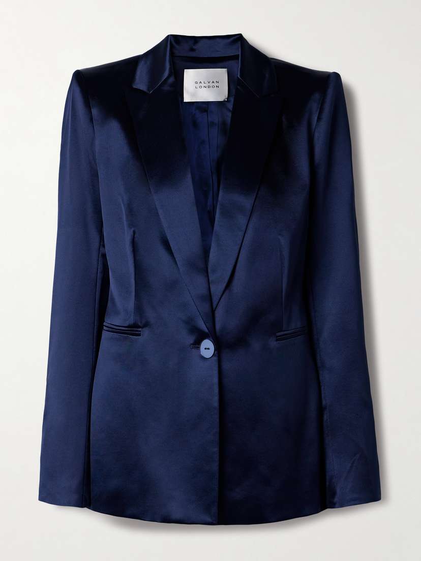 Galvan Satin-twill Blazer