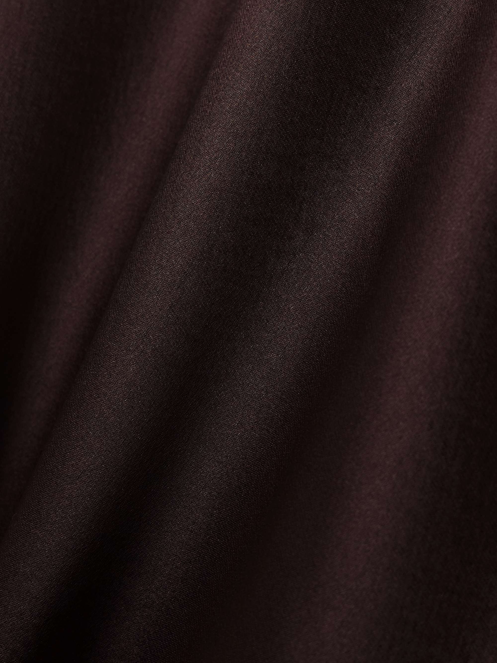 GALVAN Valletta satin midi skirt
