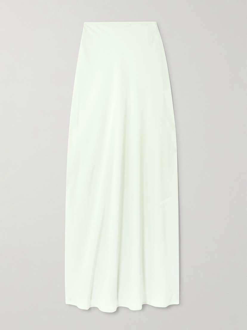 Faithfull Biarritz Silk Crepe De Chine Maxi Skirt