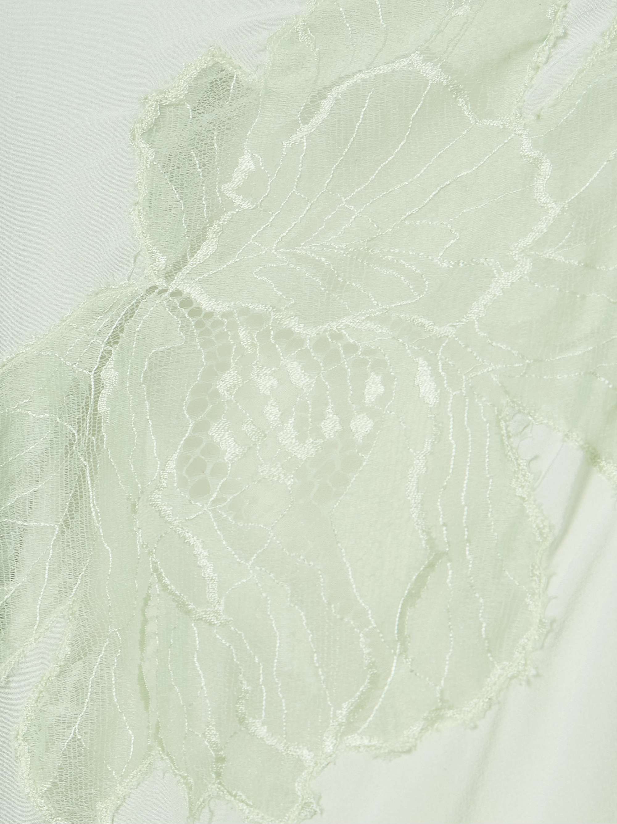 FAITHFULL Biarritz lace-trimmed silk crepe de chine maxi dress | NET-A ...