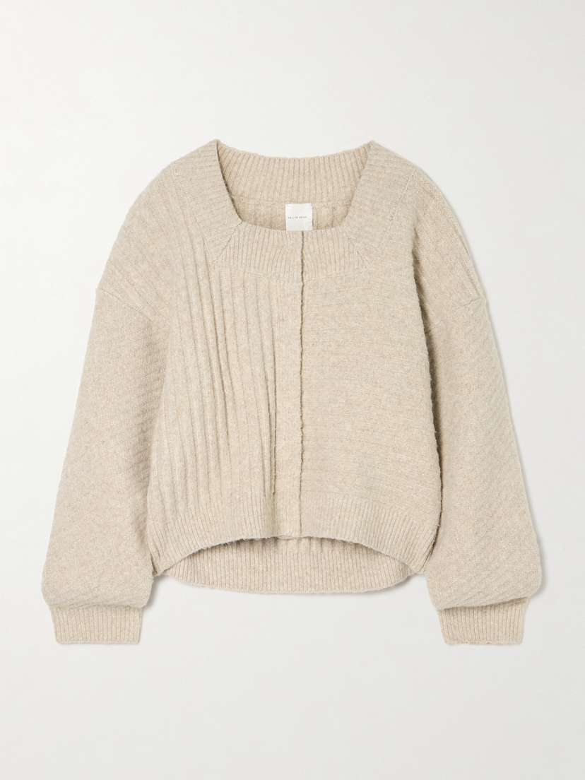 Deiji Studios Recycled Ribbed-knit Cardigan