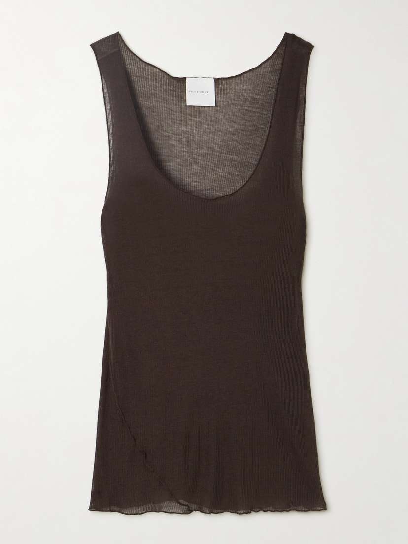 Deiji Studios Recycled Ribbed-knit Tank