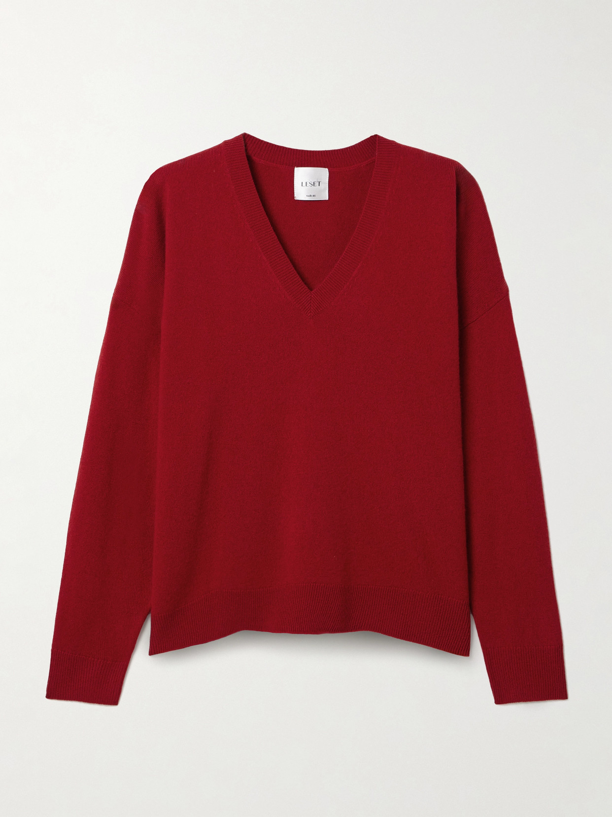 LESET - Zoe Knitted Sweater - Red