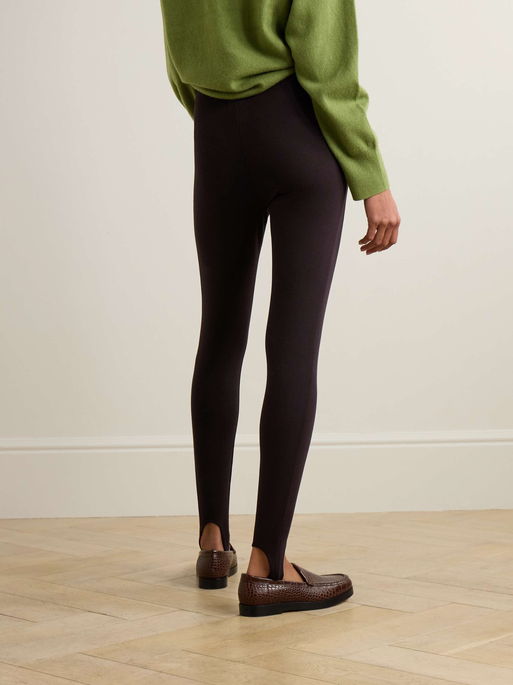 LESET Rio stretch-ponte stirrup leggings