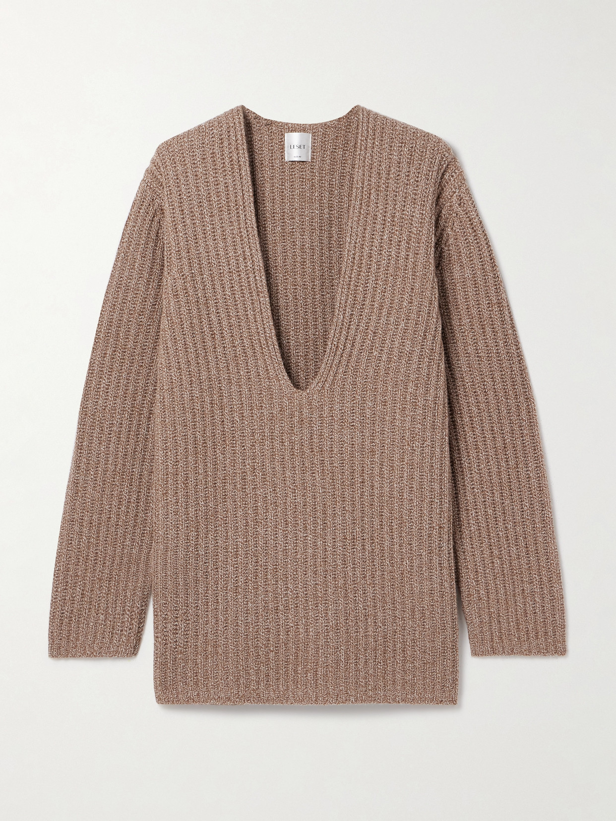 LESET - Emma Ribbed-knit Sweater - Neutrals