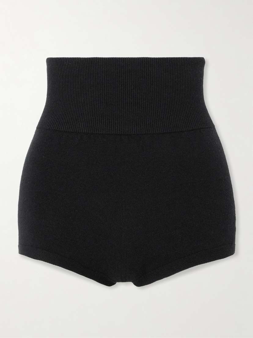Wolford Ribbed Wool-blend Shorts