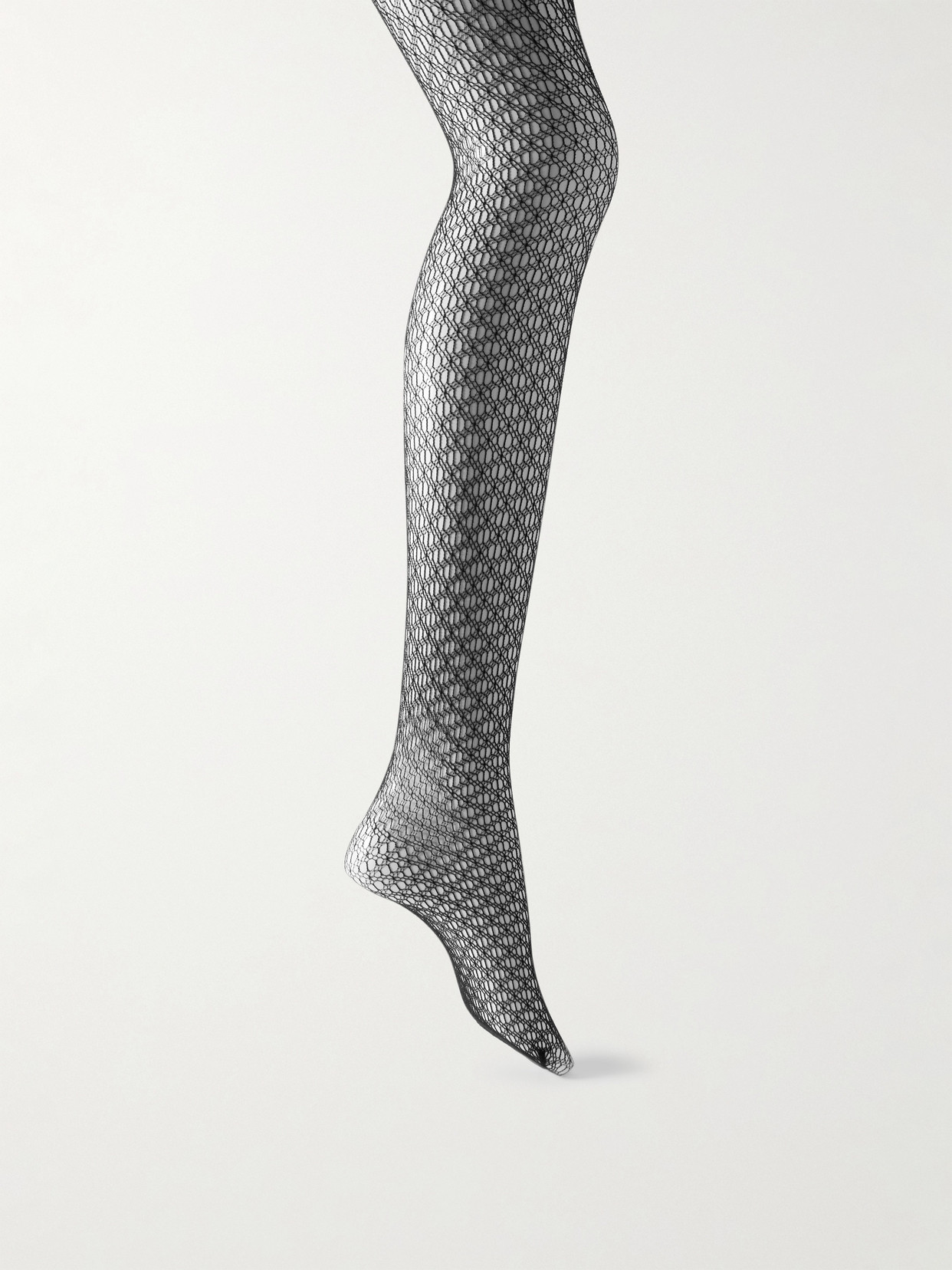 Wolford Fine Net Fishnet Tights In Black