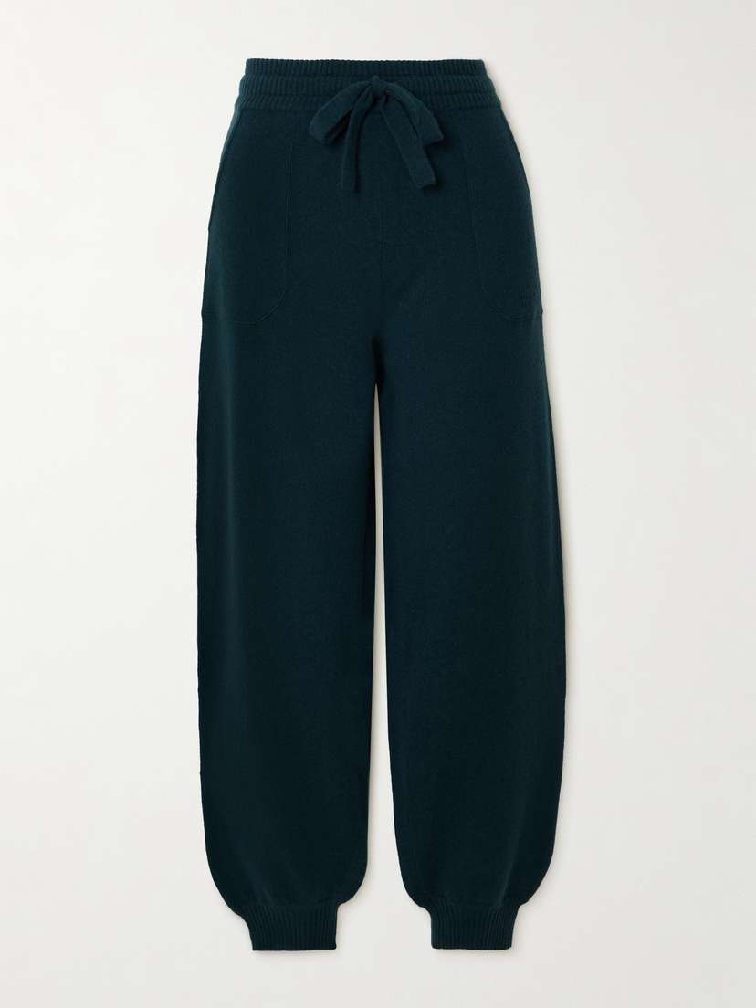 Eres Colorama Maille Star Wool And Cashmere-blend Tapered Track Pants