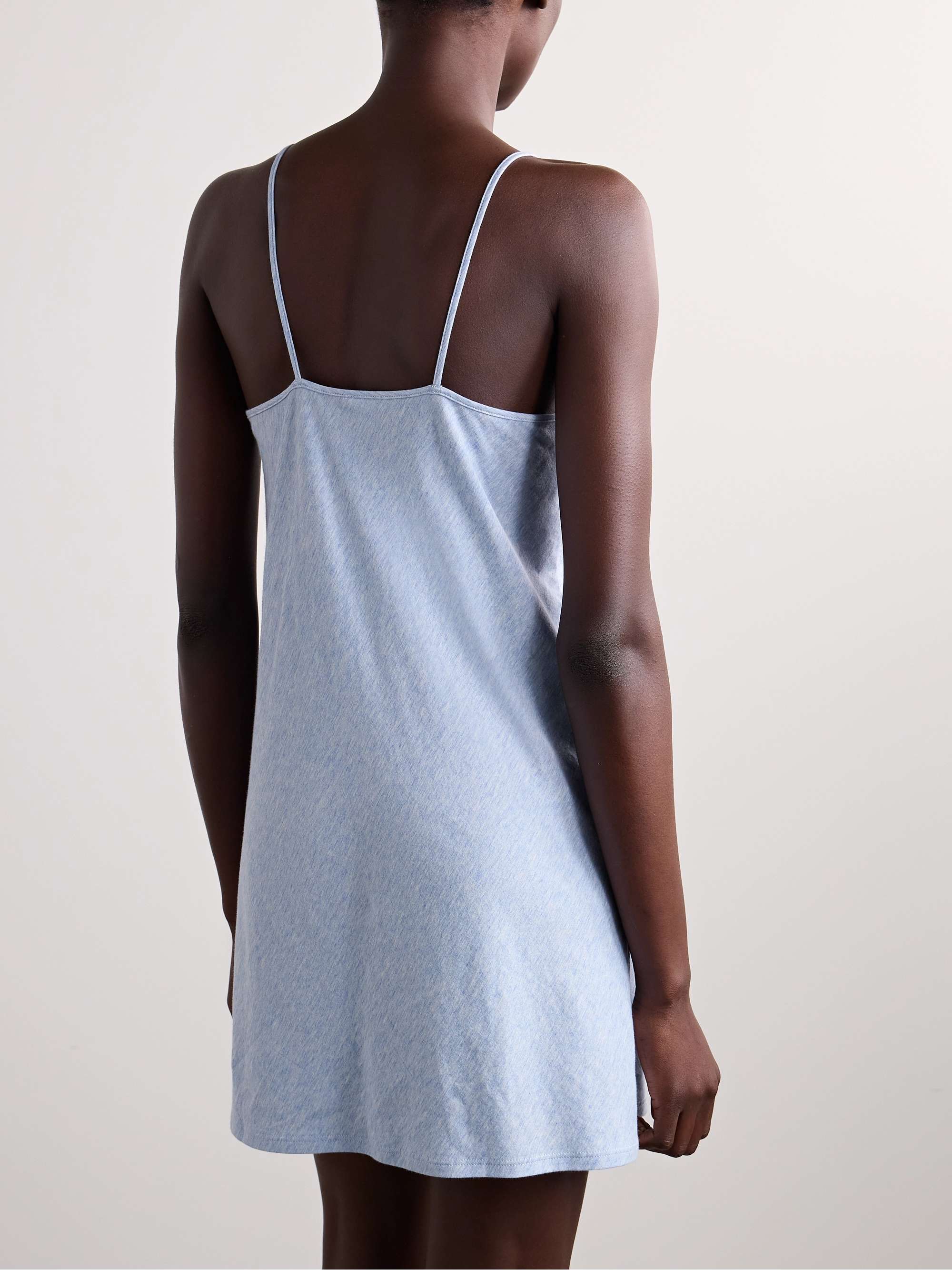 SKIN Organic cotton-jersey chemise