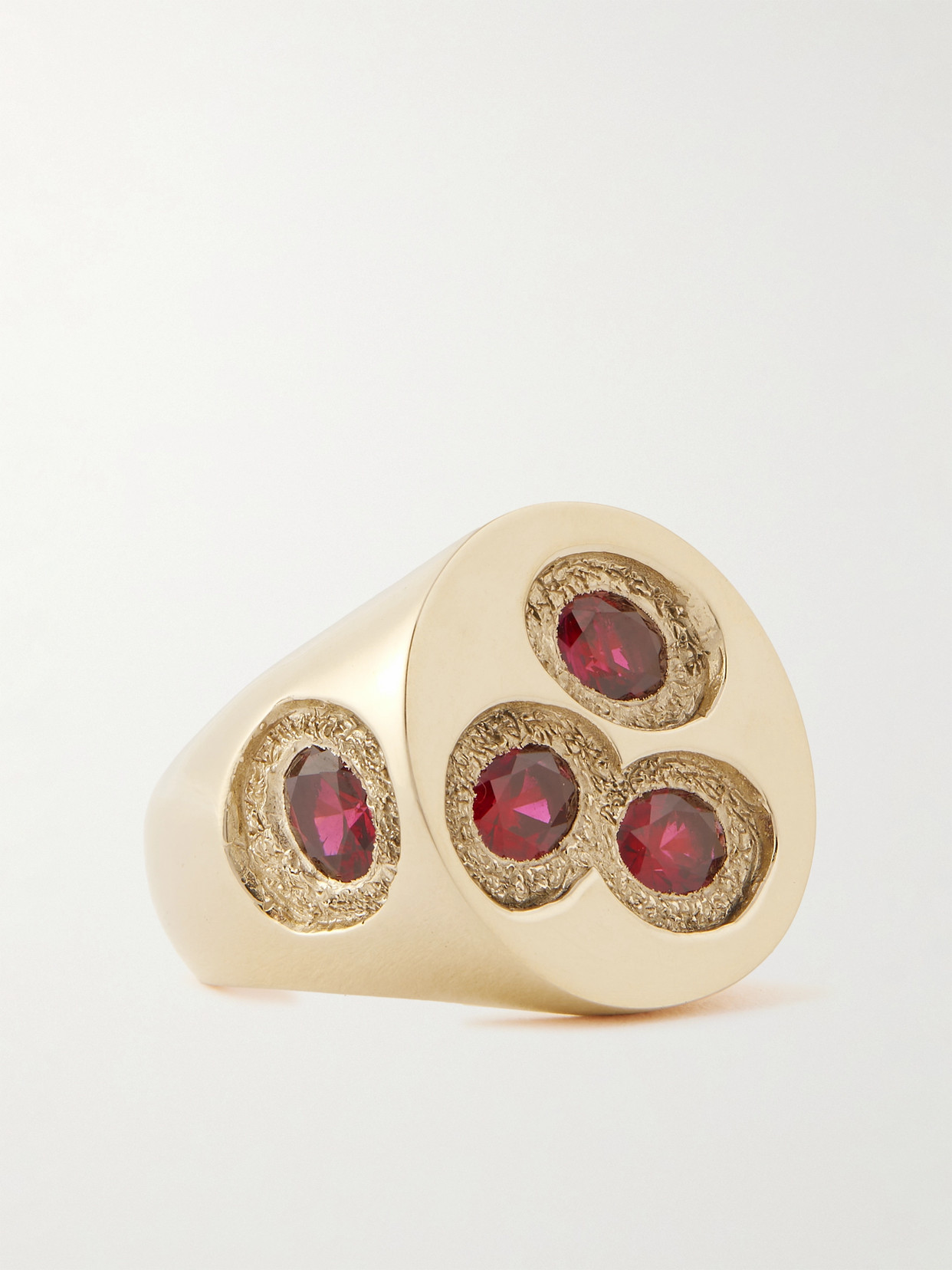 Bleue Burnham - Chloroplast 9-karat Recycled-gold Laboratory-grown Sapphire Ring - I