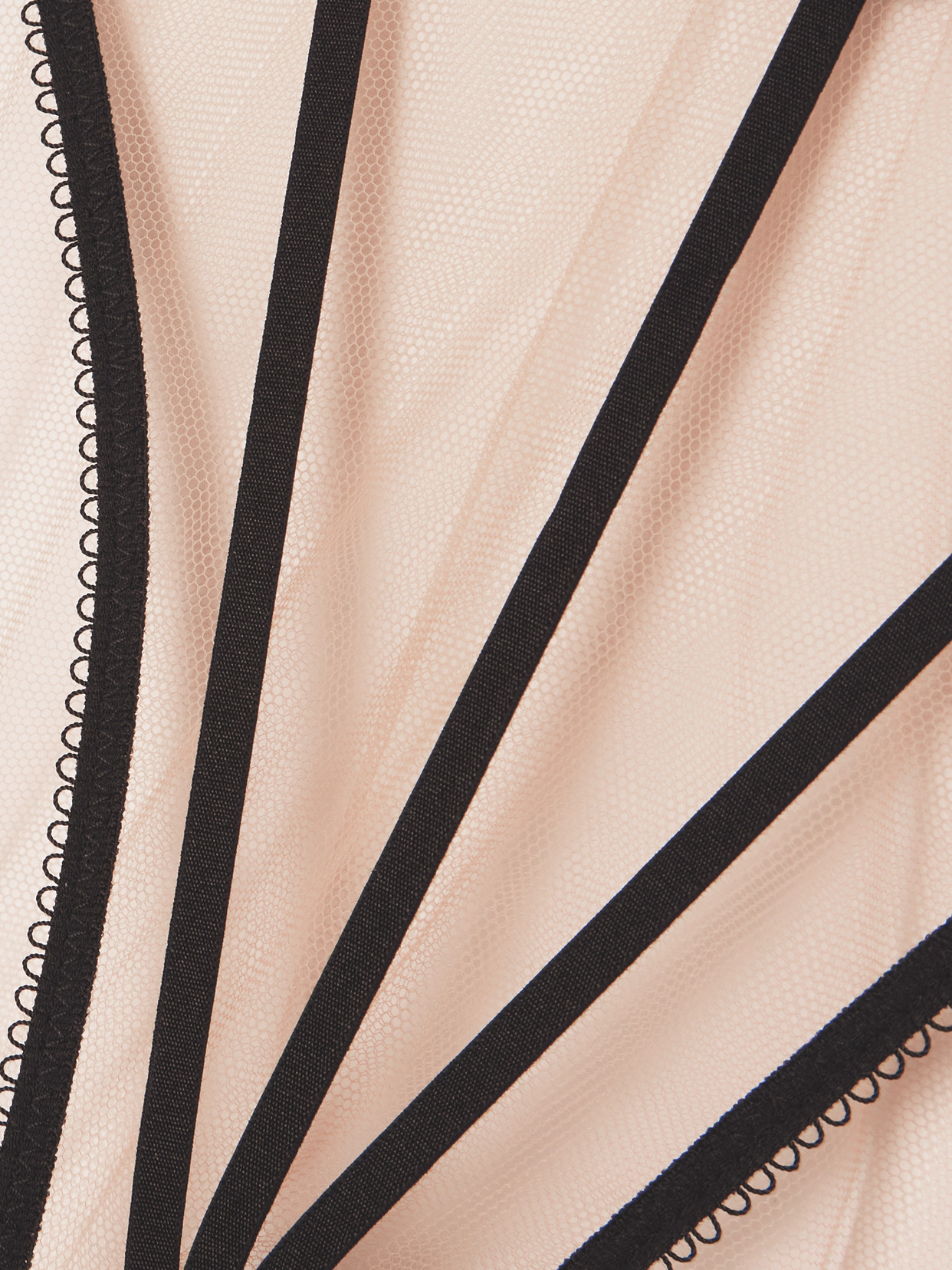 Agent Provocateur Coletta Grosgrain-trimmed Appliquéd Tulle Briefs In Black