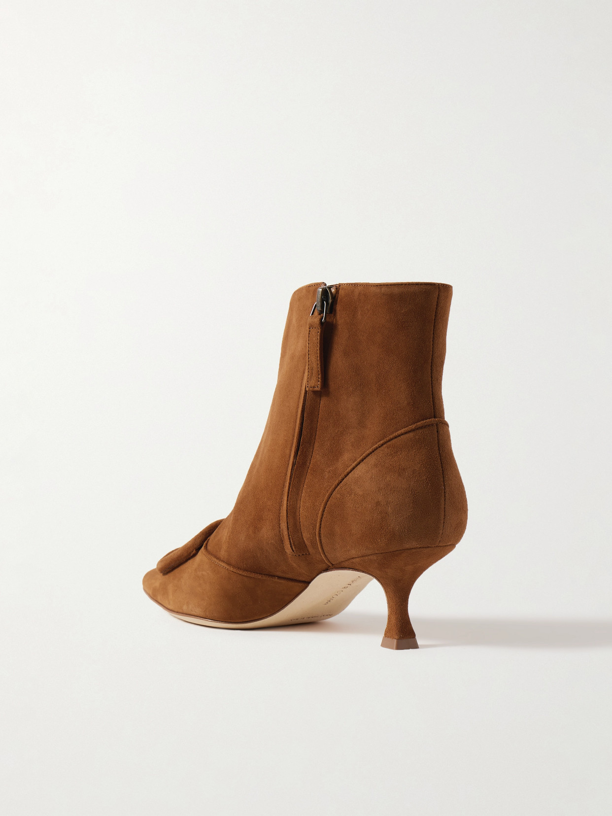 Manolo Blahnik Baylow 50 Boot In Brown