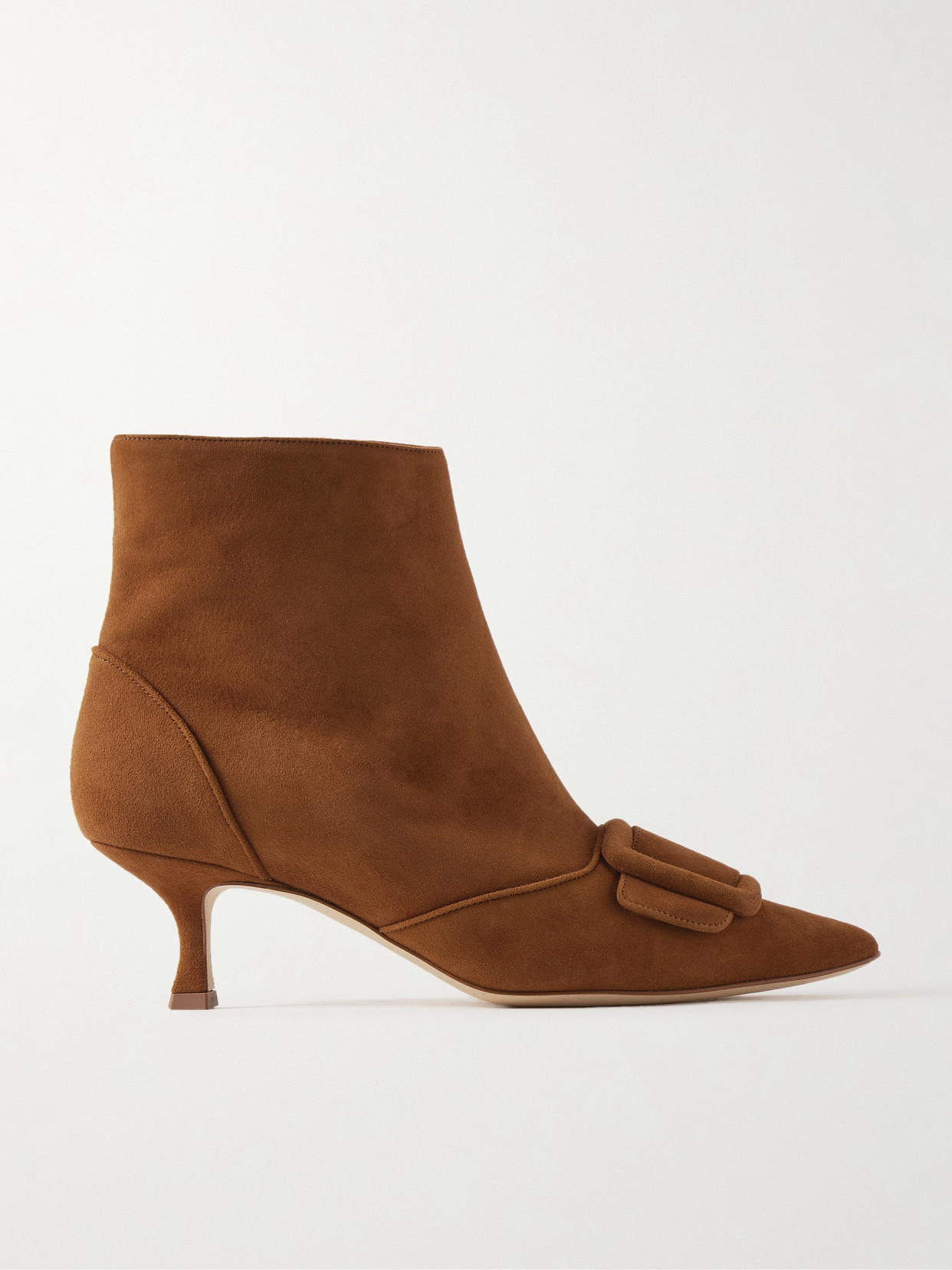 Manolo Blahnik Baylow 50 Boot In Brown