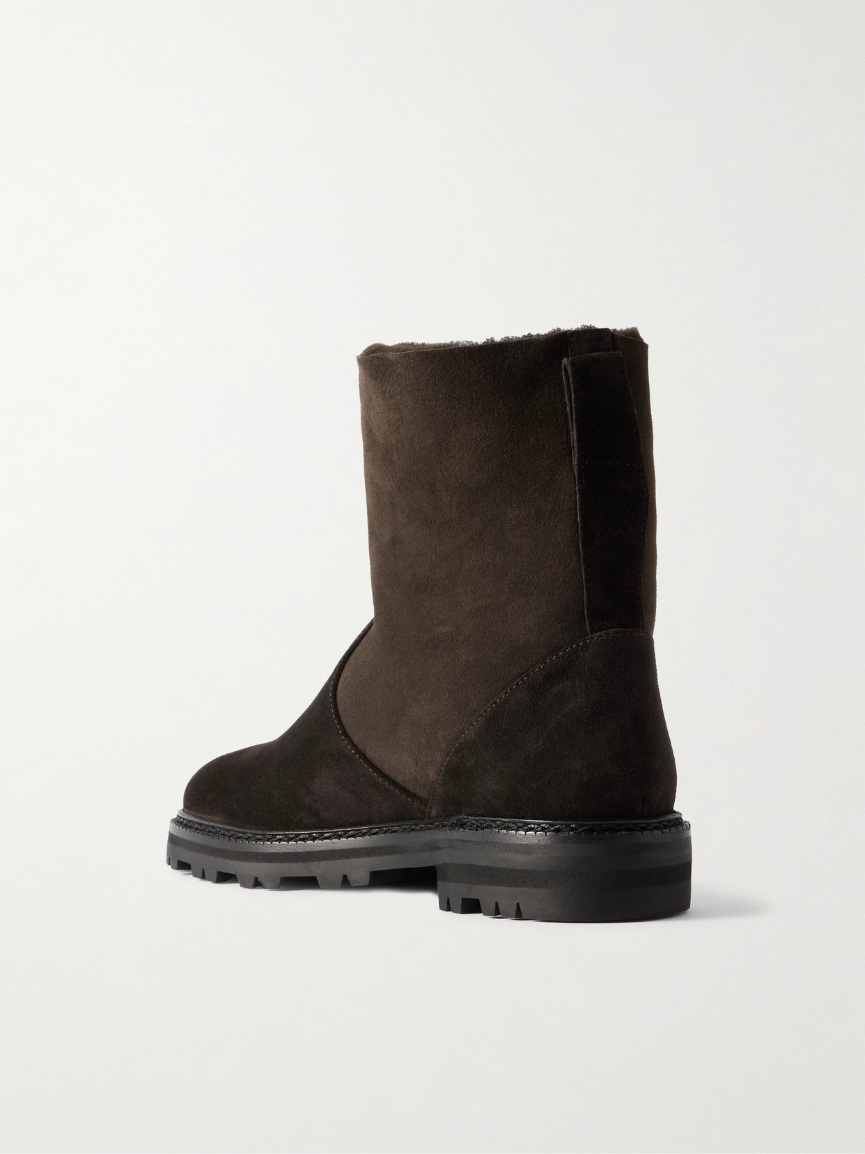 Tomosa Shearling-Lined Ankle Boots