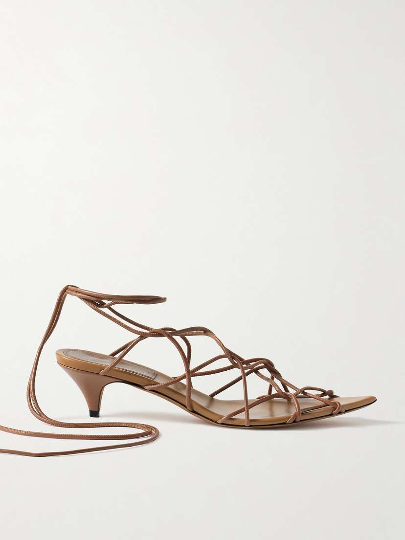 Khaite Arden Leather Sandals