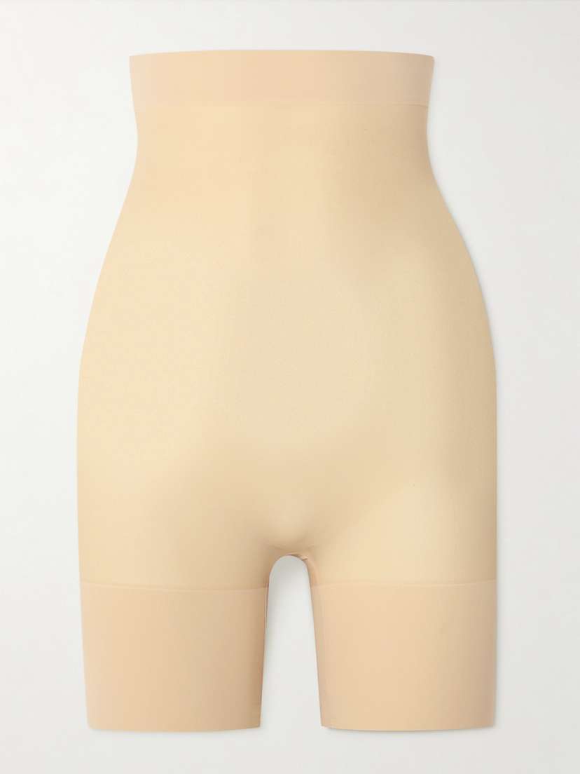 Skims Everyday Sculpt High Waist Mid Thigh Short - Sand