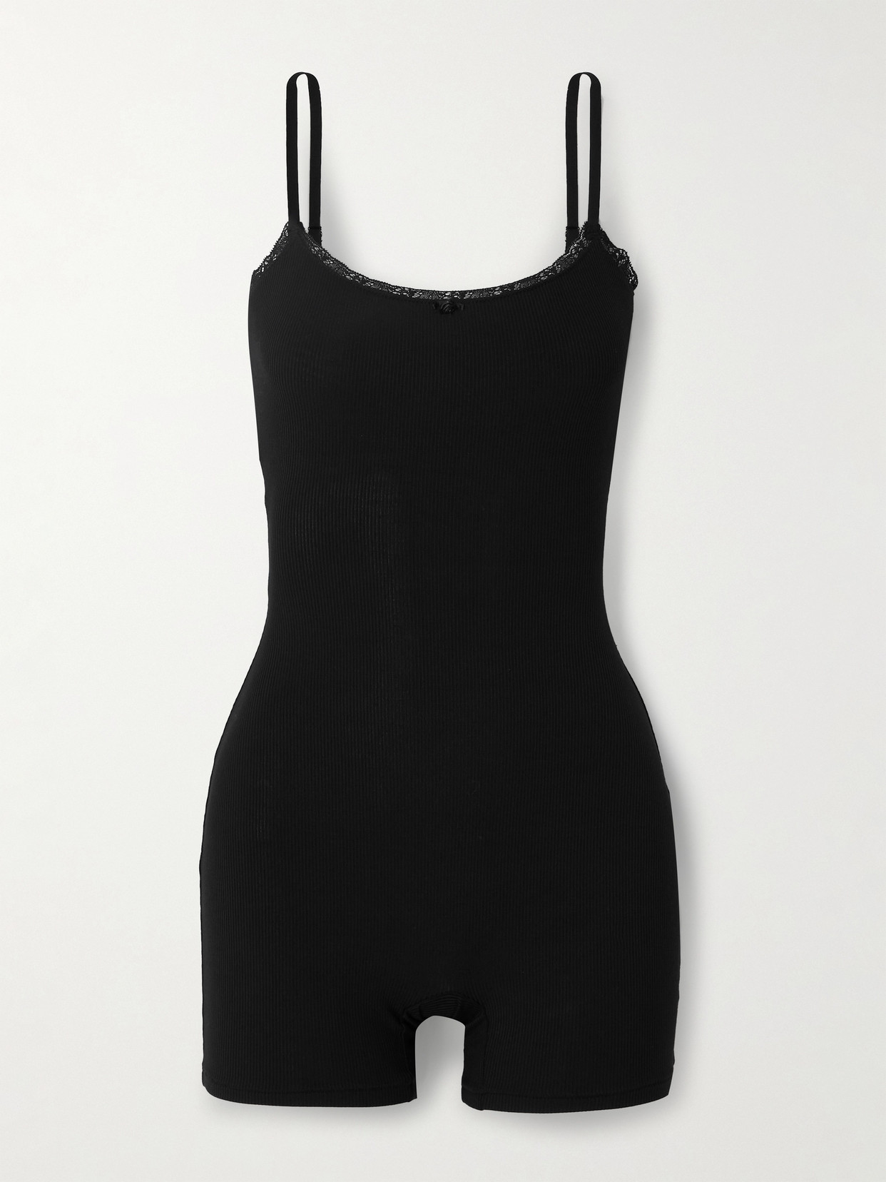 SKIMS SOFT LOUNGE LACE SHORT ONESIE