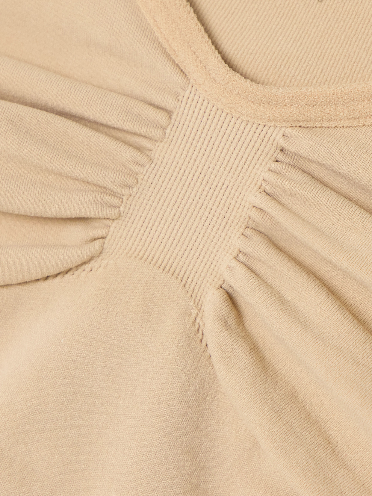Shop Skims Seamless Sculpt Scoop Neck Thong Bodysuit In Neutrals
