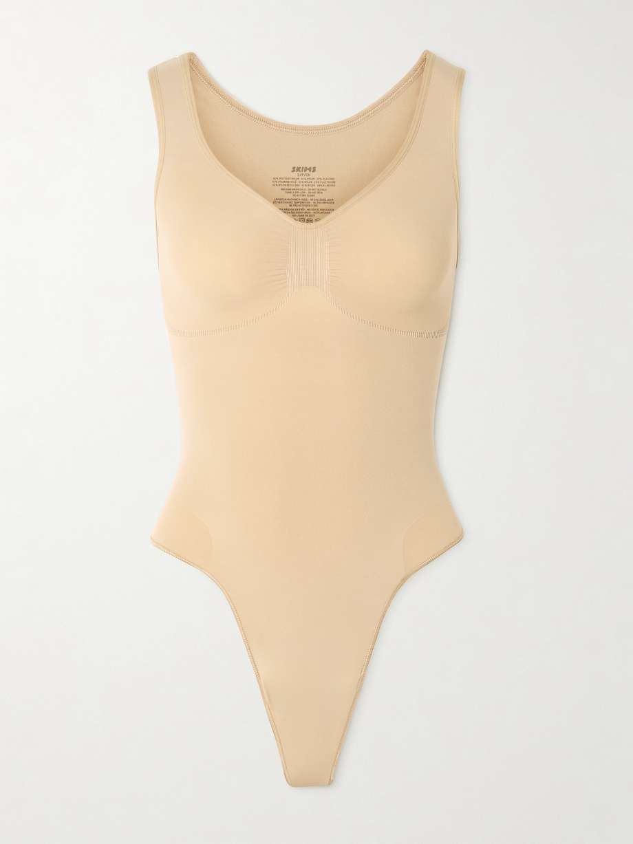 Skims - Seamless Sculpt Scoop Neck Thong Bodysuit Bodysuit