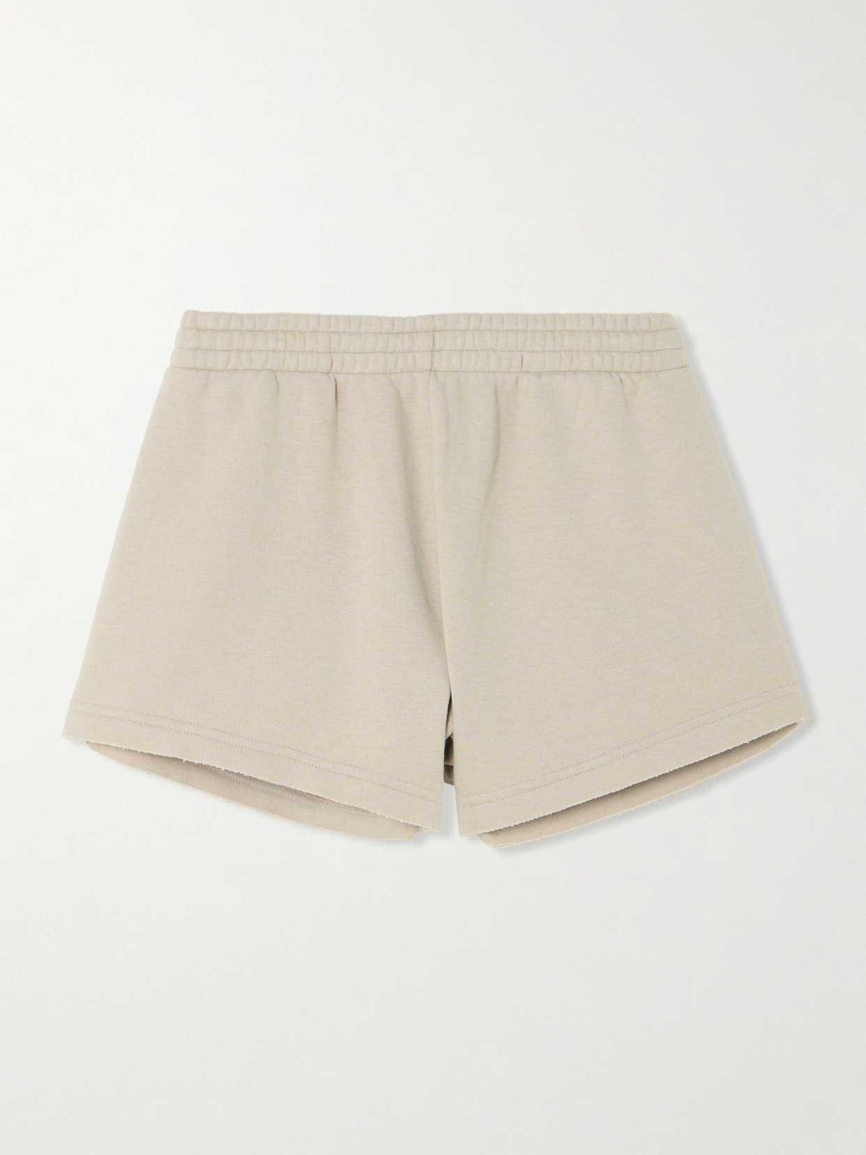 Skims Cotton-blend Jersey Shorts In Grey
