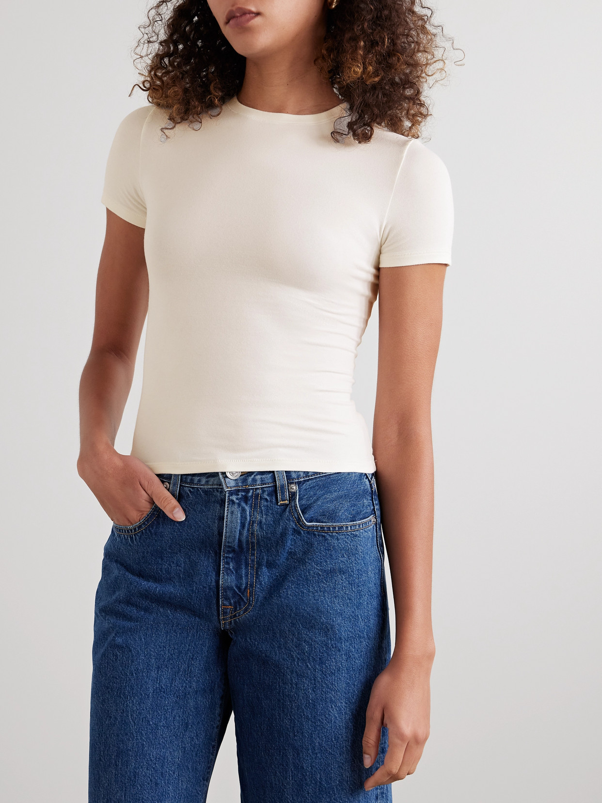 Stretch-Cotton Jersey T-Shirt