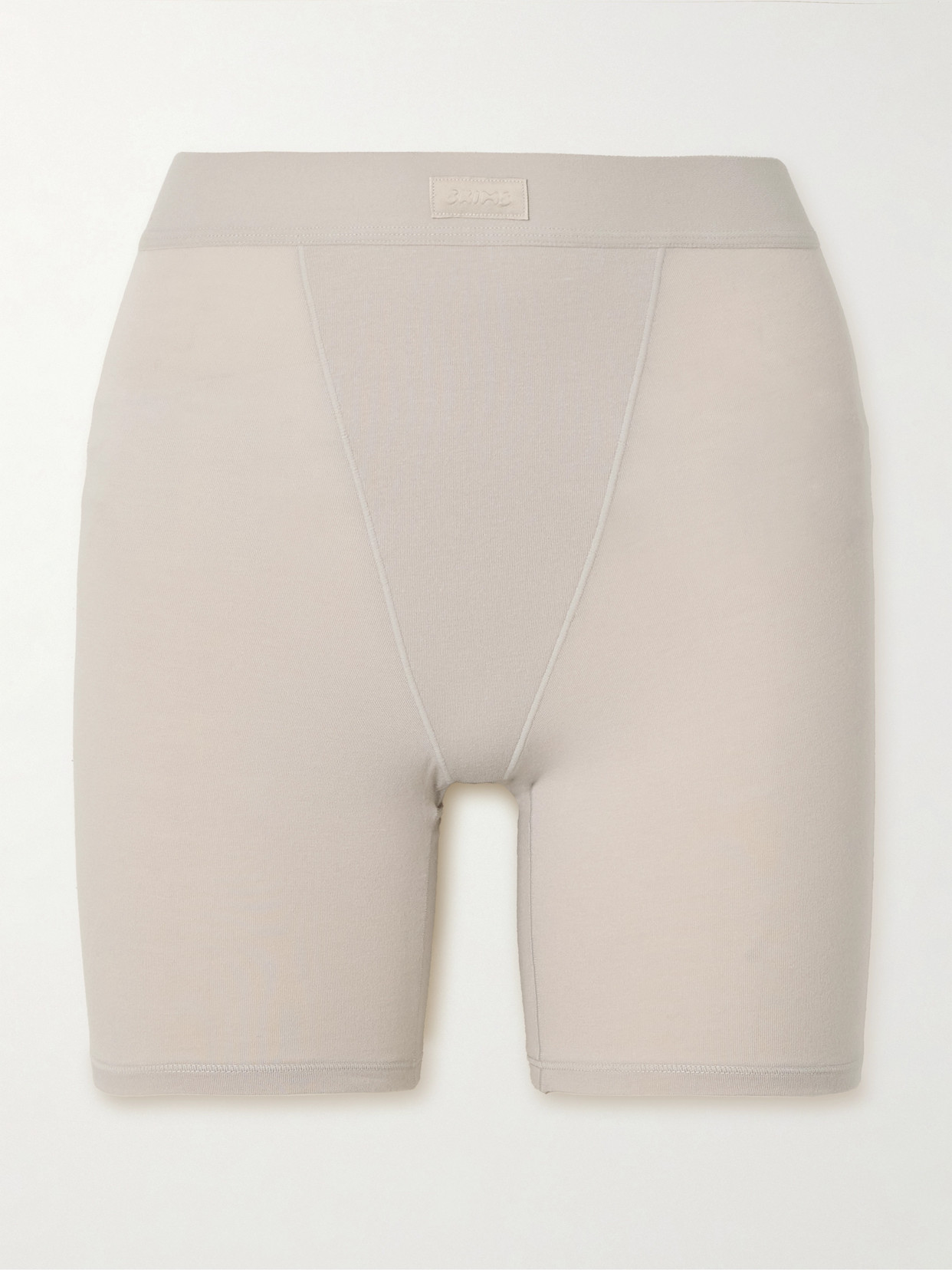 SKIMS - Boyfriend Stretch-modal And Cotton-blend Jersey Boxer Shorts - Stone