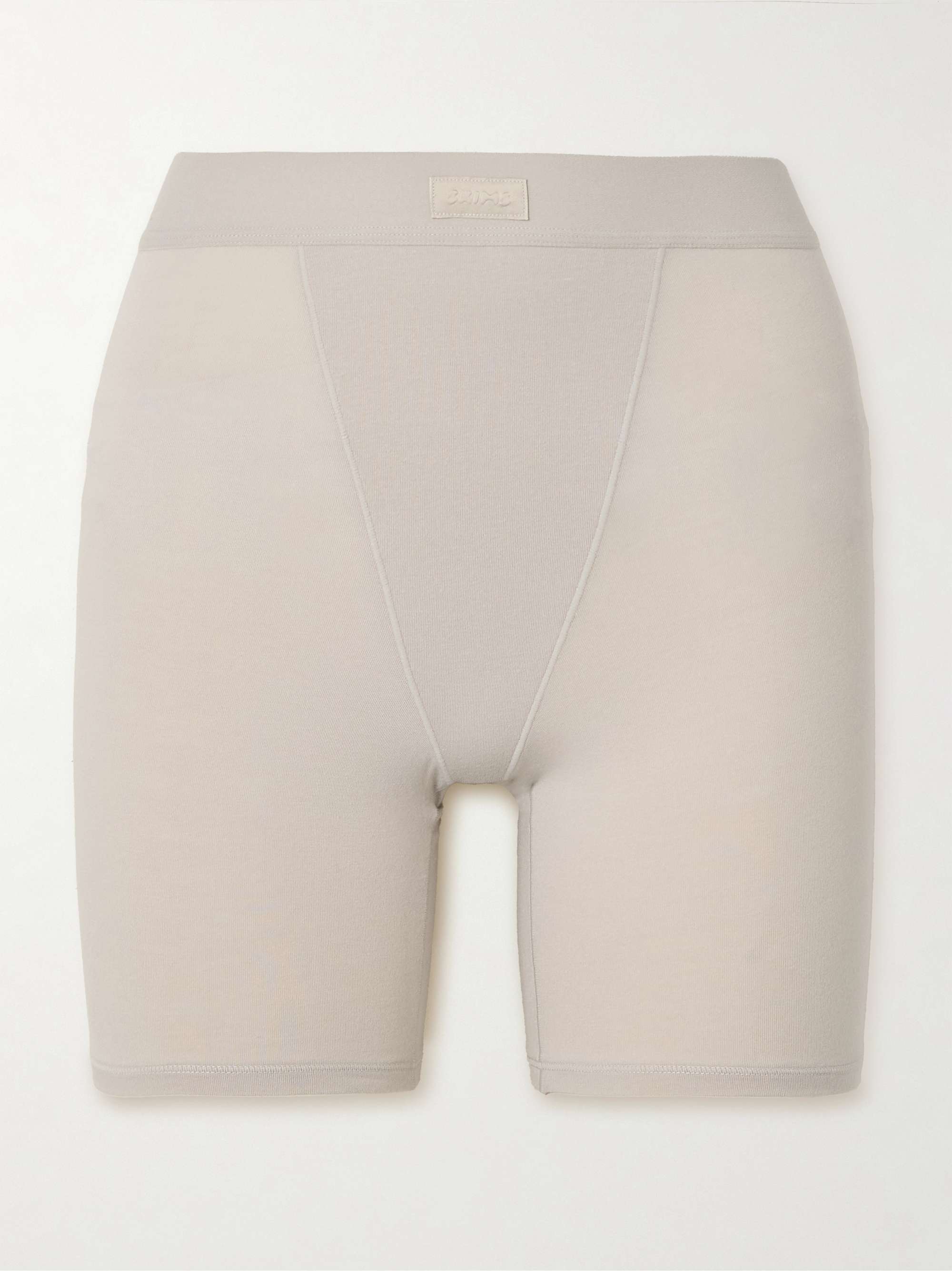 SKIMS Boyfriend stretch-modal and cotton-blend jersey boxer shorts - Onyx