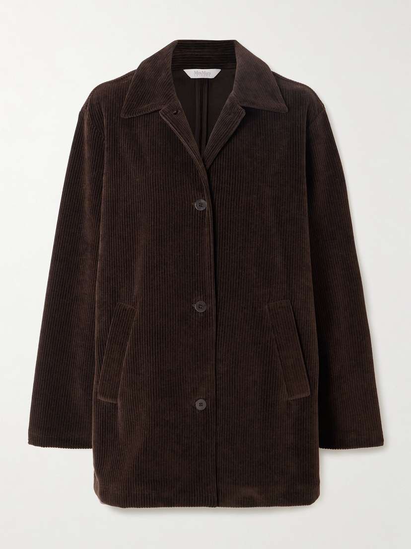 Max Mara Vand Cotton-blend Corduroy Jacket - x large